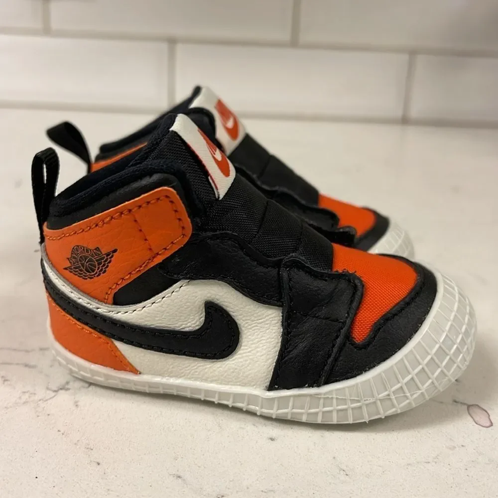2019 Air Jordan 1 Crib Bootie 'Shattered Backboard' Size 3C AT3745-108